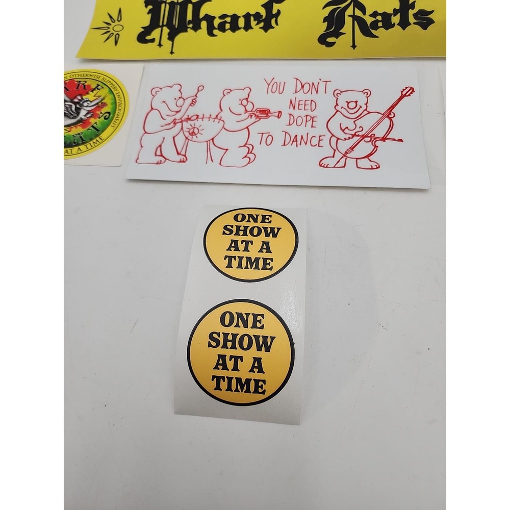 Wharf Rats Sticker Collection - 7 stickers Grateful Dead Phellowship Sober/Clean - Picture 6 of 6